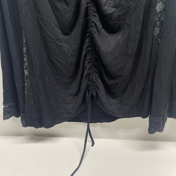 HARLEY-DAVIDSON womens rhinestone top size 1XL Lon belll sleeves - Picture 4 of 7